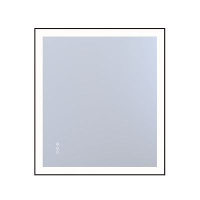 Sumerain LED badrumsspegel med belysning, 32"x36" front- och bakbelyst imfri badrumsspegel för vägg, dimbar ljusstyrka, 3 färgtemperaturer