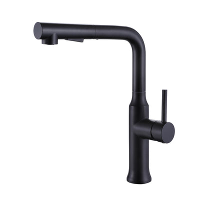 Sumerain S6128P-MB högtrycks utdragbar kökskran, rostfritt stål, 360° roterbar